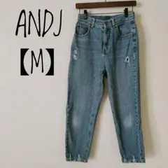 ANDJ アンドジェイ ダメージデニムパンツ Mサイズのサムネイル