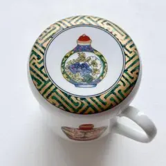 チャイナシーズ　China Seas エプロン　瓶　ボトル　白緑　鼻煙壷　レア チャイナシーズ China Seas エプロン 瓶 ボトル 白緑 鼻煙壷