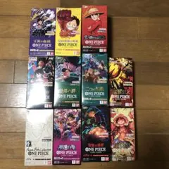 【まとめ売り】未開封ONE PIECE カード　11BOX【引退品】テープ付