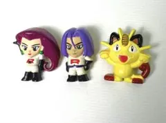 ポケモン　ロケット団　ムサシ　コジロウ　ニャース 初期　グッズ　クリップ　アニメ