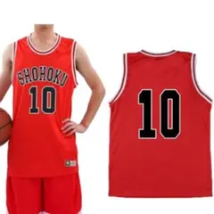 スラムダンク 湘北 桜木花道 #10 バスケユニフォー上のみ販売です！新品未使用