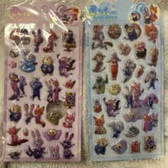 新品未開封 ズートピア 立体シール ボンボンドロップシール ぷっくりシール