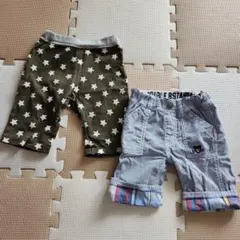 【2着まとめ売り】DOUBLE.B ハーフパンツ、ホットビスケッツ　ハーフパンツ