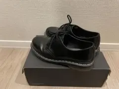 ドクターマーチン ブラック ホワイトステッチ