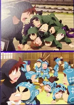 ２枚 劇場版忍たま乱太郎 ４週目入場特典 イラストカード 土井先生６年生１年は組