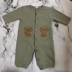 petit main くまさん 刺繍 ロンパース *最終価格*