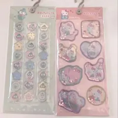 ウォーターシール おはじきふうシール ハローキティ ハンギョドン シール