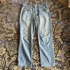 90's Levi's 501 アイスブルー　デニム W32 L32 UK製