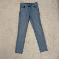 ユニクロ ウルトラストレッチスキニーハイライズジーンズ 27 濃紺 デニム L