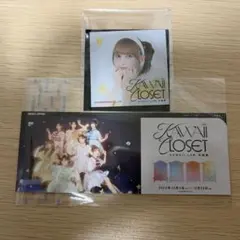 カワラボ衣装展　ステッカー&ピクチャーチケット　早瀬ノエル　フルーツジッパー