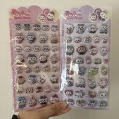 ちいかわ　ぷくぷくシール　ボンボンドロップ風シール　2枚セット