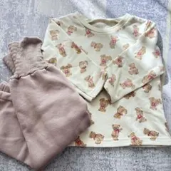 腹巻き付き 長袖パジャマ 95cm