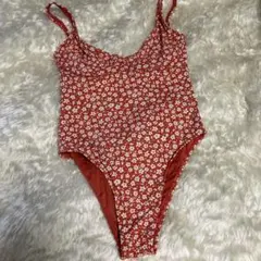 【BILLABONG】花柄 ワンピース水着 レッドのサムネイル