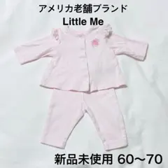 [新品未使用]アメリカブランド ピンクフリル刺繍セットアップ 3M