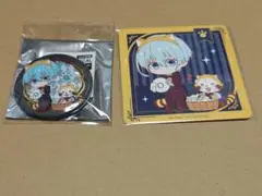 ブルーロック　ラスカル カフェ グリッター缶バッジ　コースター　氷織羊　②