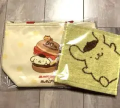 限定　ポムポムプリン　保冷トートバッグ　ミニタオル　モスバーガー50周年記念