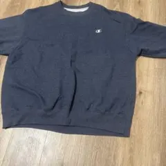 Champion ダークグレー クルーネック トレーナー90s