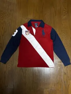 【POLO】ラルフローレン ビッグポニー 長袖ラガーシャツ M