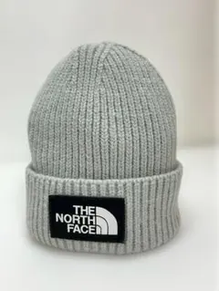 THE NORTH FACE ニット帽 ビーニー グレー ロゴ ワッチキャップ