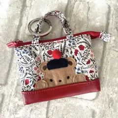 familiar ファミリア　ミニバッグチャーム　赤