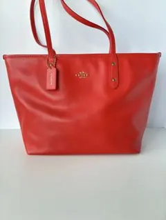 【新品】コーチ COACH バッグ トートバッグ オレンジ