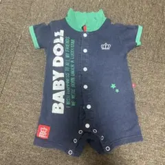 BABY DOLL ネイビー 星柄ロンパース