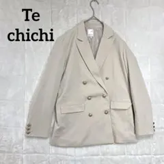 テチチ 【フリー】ベージュ ダブルブレストジャケット オフィスカジュアル