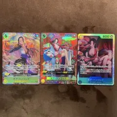 蒼海の七傑 ボア・ハンコック SP OP14-112 他ハンコック3枚セット