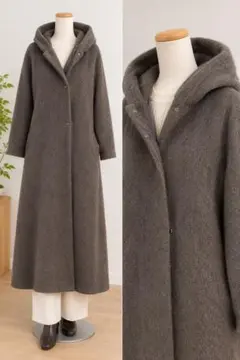 シビラ　ロングコート　茶色　M