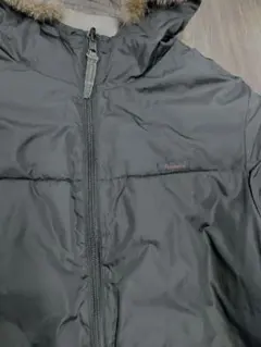 パオデロ　リバーシブル　 黒 　茶　ダウンジャケット ファー付きフード