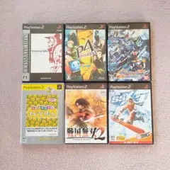 PS2ソフト 6本まとめ売り