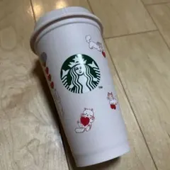 Starbucks 猫とハートのタンブラー