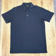 UNIQLO ポロシャツ ブラック 半袖　L