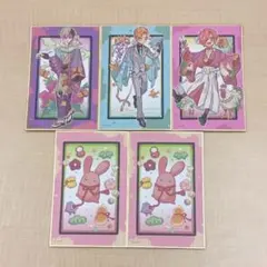 ❶地縛少年花子くん 10周年記念ミュージアム トレーディング色紙 5枚