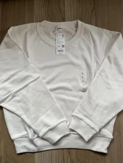 UNIQLOスウェットクロップドシャツL新品未使用タグ付き