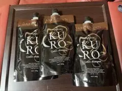 KURO Cream shampoo ダークブラウン 3個セット VALANROSE（バランローズ） KUROクリームシャンプー 3個セット(400g×3