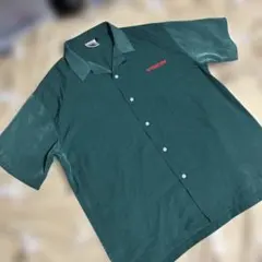 VISION STREET WEAR・半袖シャツ・ボーリングシャツ・グリーン・Lのサムネイル