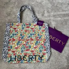 【新品・未使用】　リバティ本店購入　花柄コットントートバッグ 新品・未使用】 リバティ（LIBERTY）本店購入 花柄コットントート