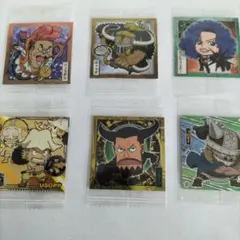 ワンピース ウエハースシール　ブロギー等6枚