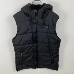 訳あり RAVAcoco USB電熱ベスト フード付き 裏起毛 防寒 黒 万能