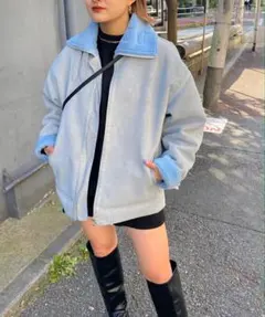 レザー ムートンコート