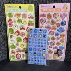 Tamagotchi 3Dステッカー /めめっち くちぱっち ＆ タイルシール