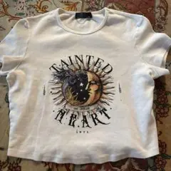 Bershka レディース ミニ丈Tシャツ