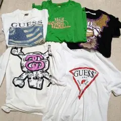 ブランドTシャツ 5点セット ステューシー ゲス ノースフェイス サリバン