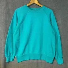 80s USA製 BASSETT WALKER 無地 スウェット レアカラー