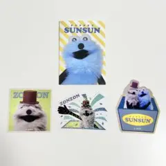 パペットスンスン　ゾンゾン　ステッカー　シール