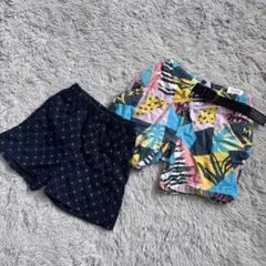 ✨2点セット✨ ブリーズ 80 パンツ ショートパンツ 総柄 綿100％ 男の子