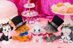 Disney にゃんにゃんにゃんくじB賞トゥールーズ、フィガロ、ステッカー値下げ