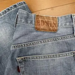 EDWIN エドウィン503Z ストレートジーンズ W33 ライトブルー