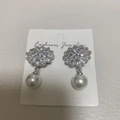 ブライダルジュエリー イヤリング 2点セット